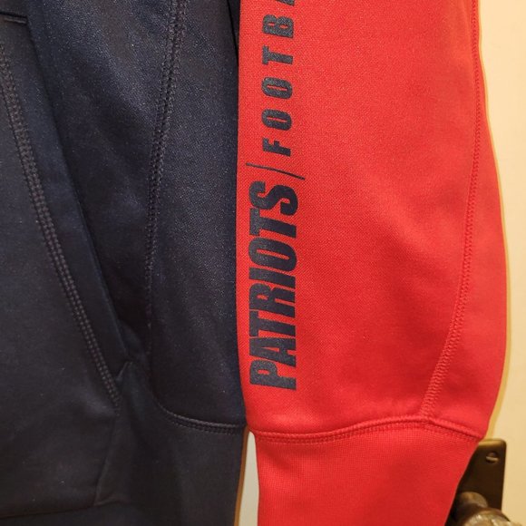 Nike Therma NFL New England Patriots Full Zip Hoodie Mens [Sz M $80-] - Picture 5 of 7